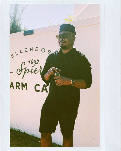 Polaroid portrait of Sbu