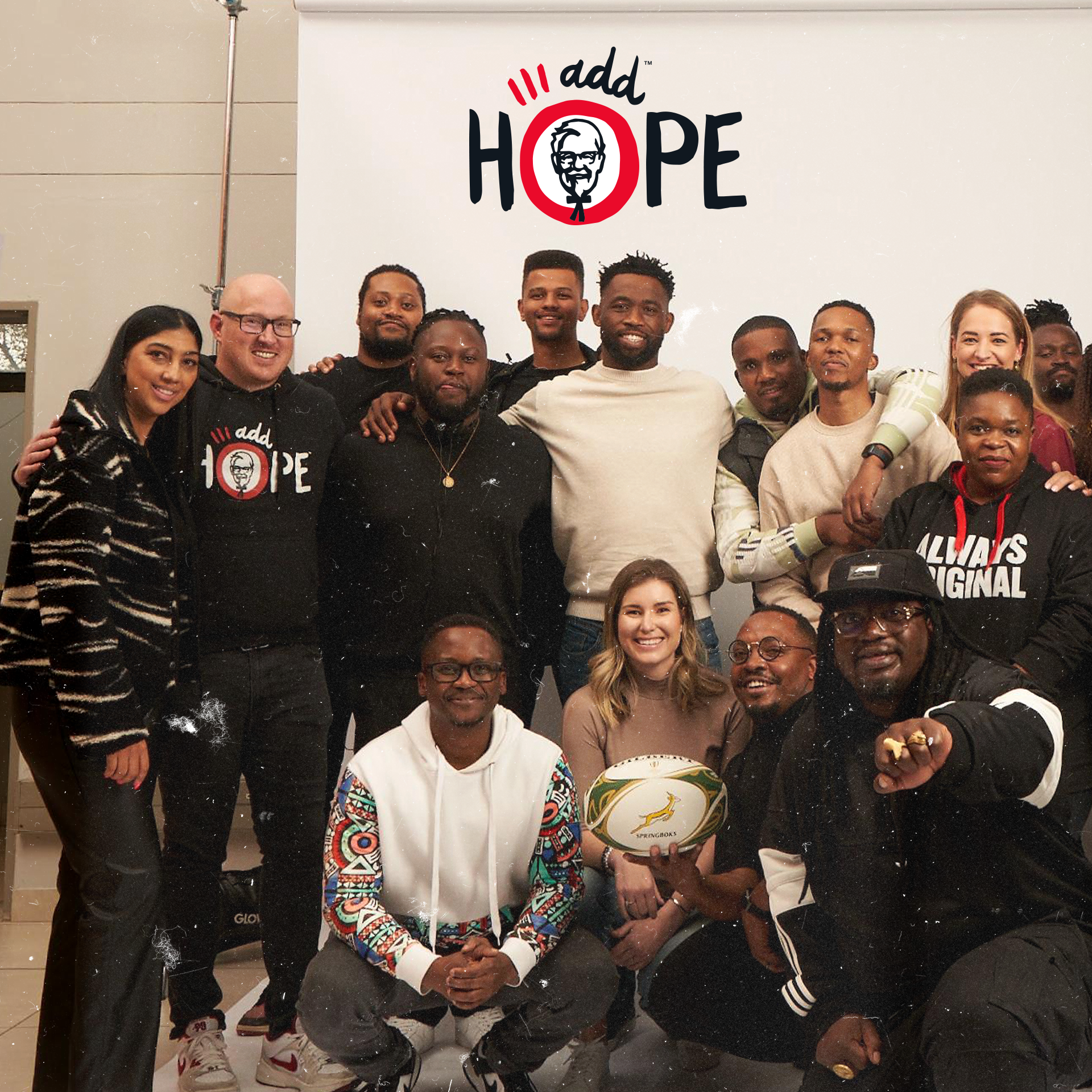 KFC Add Hope campaign social artwork