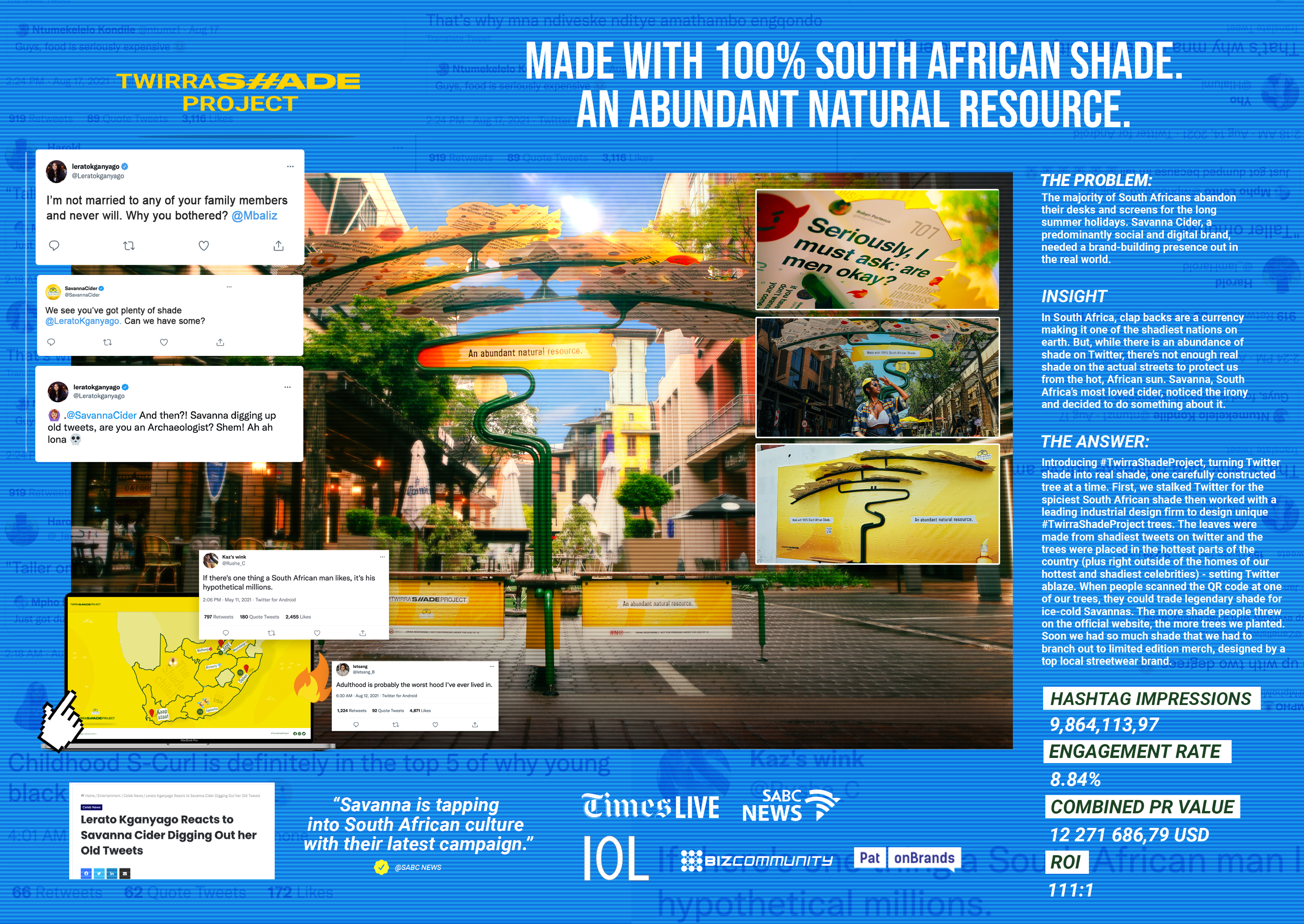 Savanna Cider campaign board 1